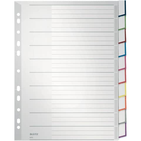 Rubrica Leitz Plastica A/4 - 10 Tasti Foto prodotto